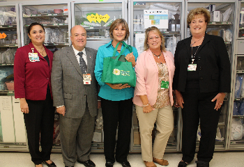 Josette Armendariz-Batiste, David Marshall, Margaret Matthews, Donna Graves and Donna Sollenberger