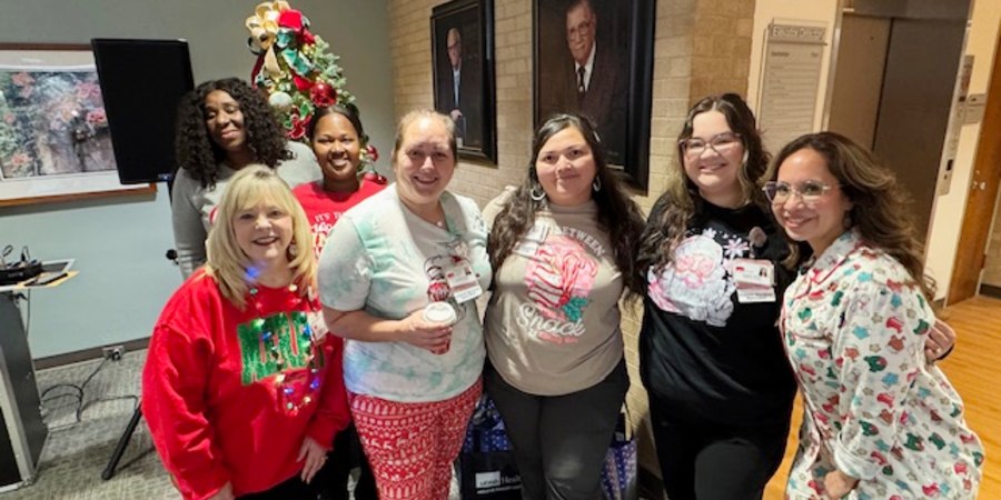 Image of women with holiday clothes