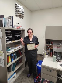 Erica Schutz Excellence in Service—Primary Care