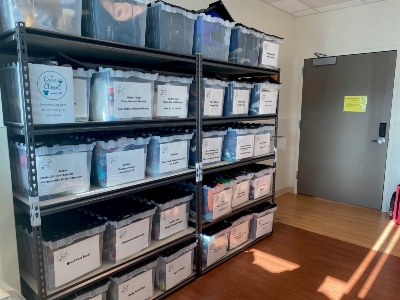 Photo of plastic bins