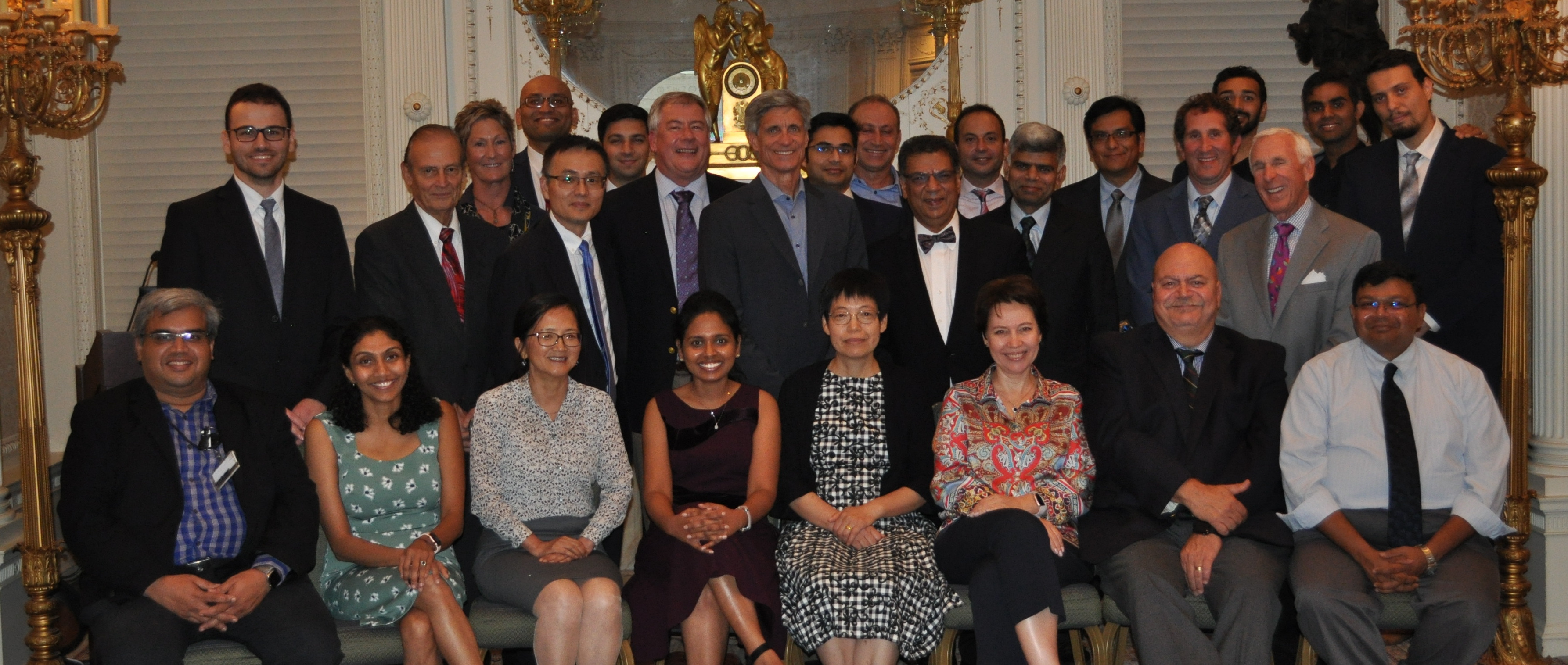 Group photo with Dr. Frank Longo