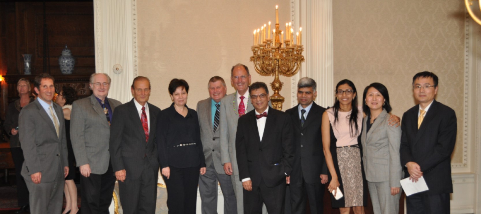 Faculty Group photo with Dr. Martin Samuels