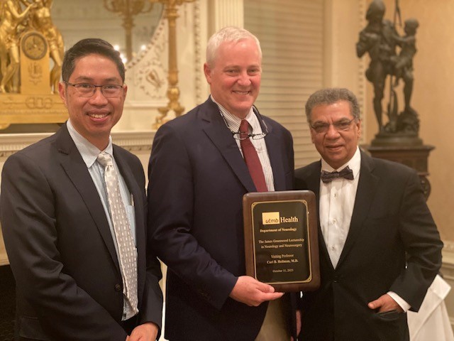 Photo of Drs. Peter Kan, Carl Heilman, and Anish Bhardway