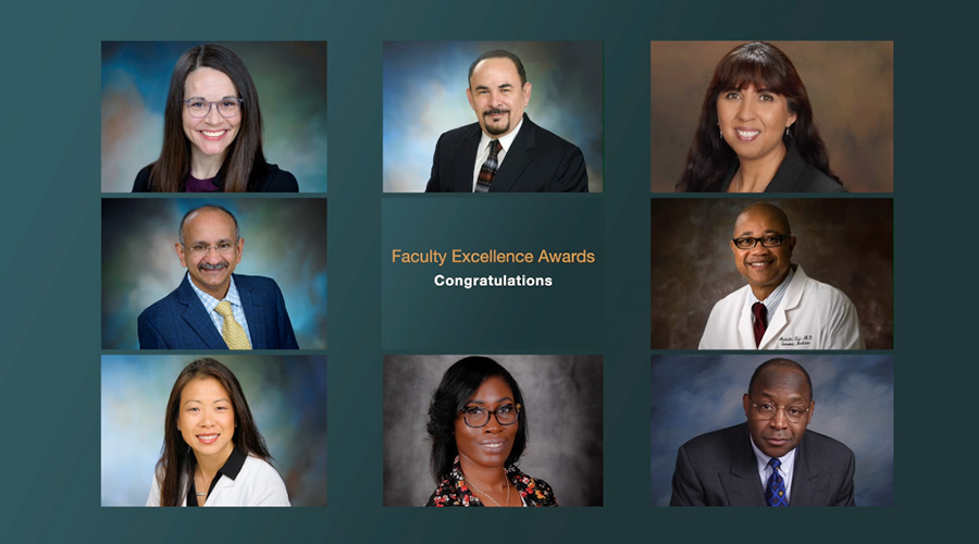 Collage of the 2024 Faculty Recognition winners