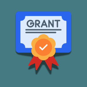 A certificate that says "grant"