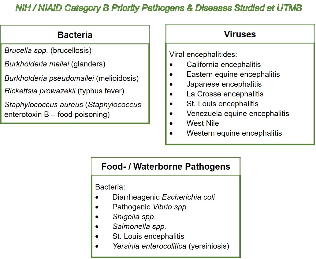 Infectious/Non-infectious/Chronic Diseases & Pathogens