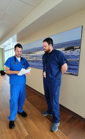 Two hospitalists discussion